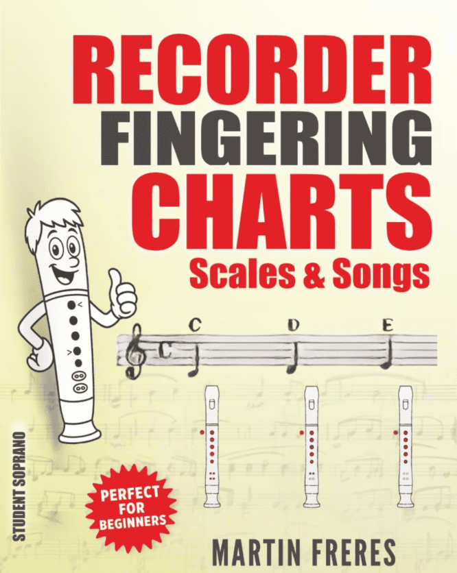 Recorder Fingering Chart Book Cover