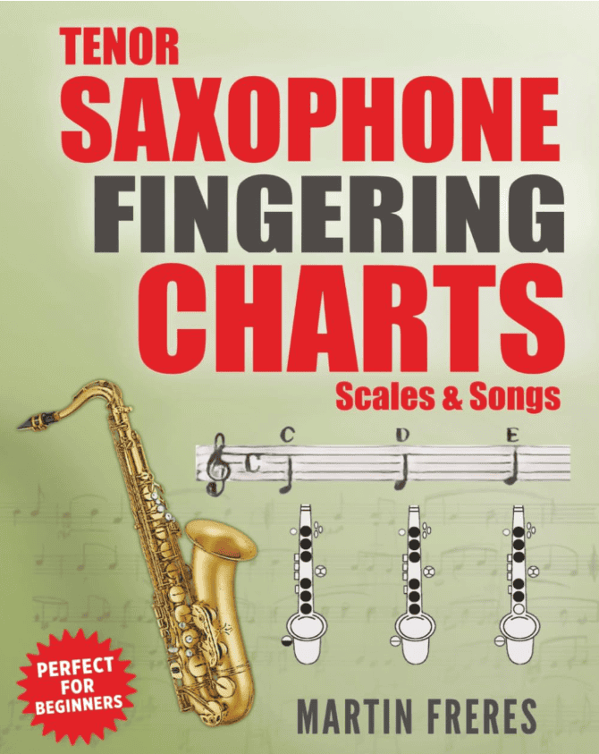 Tenor Saxophone Fingering Chart Book Cover