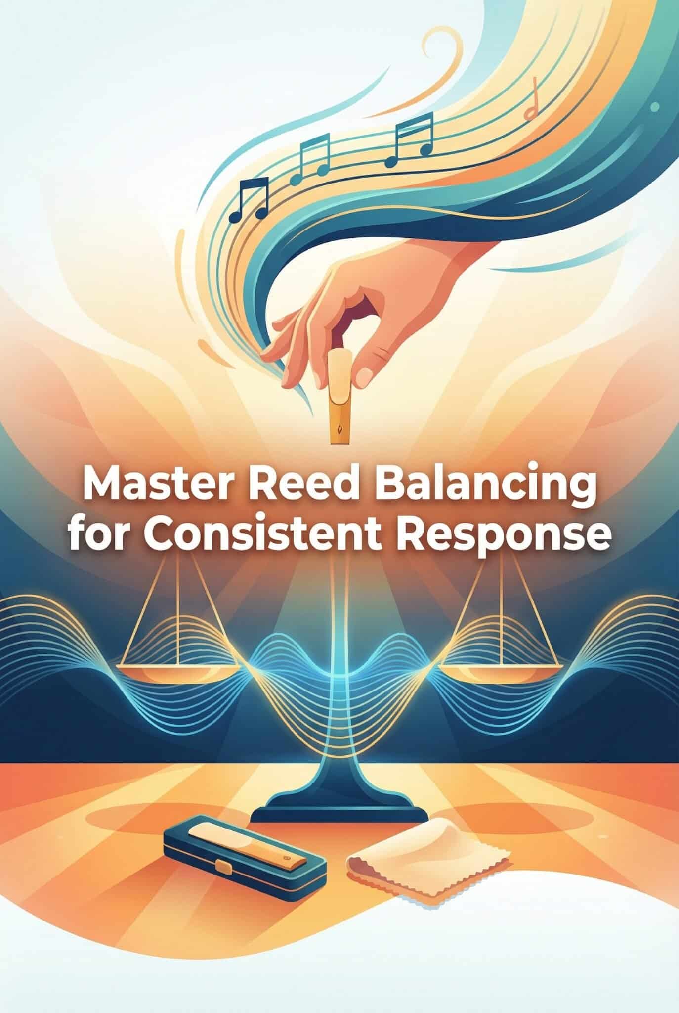 Clarinet reed balancer guide for consistent response