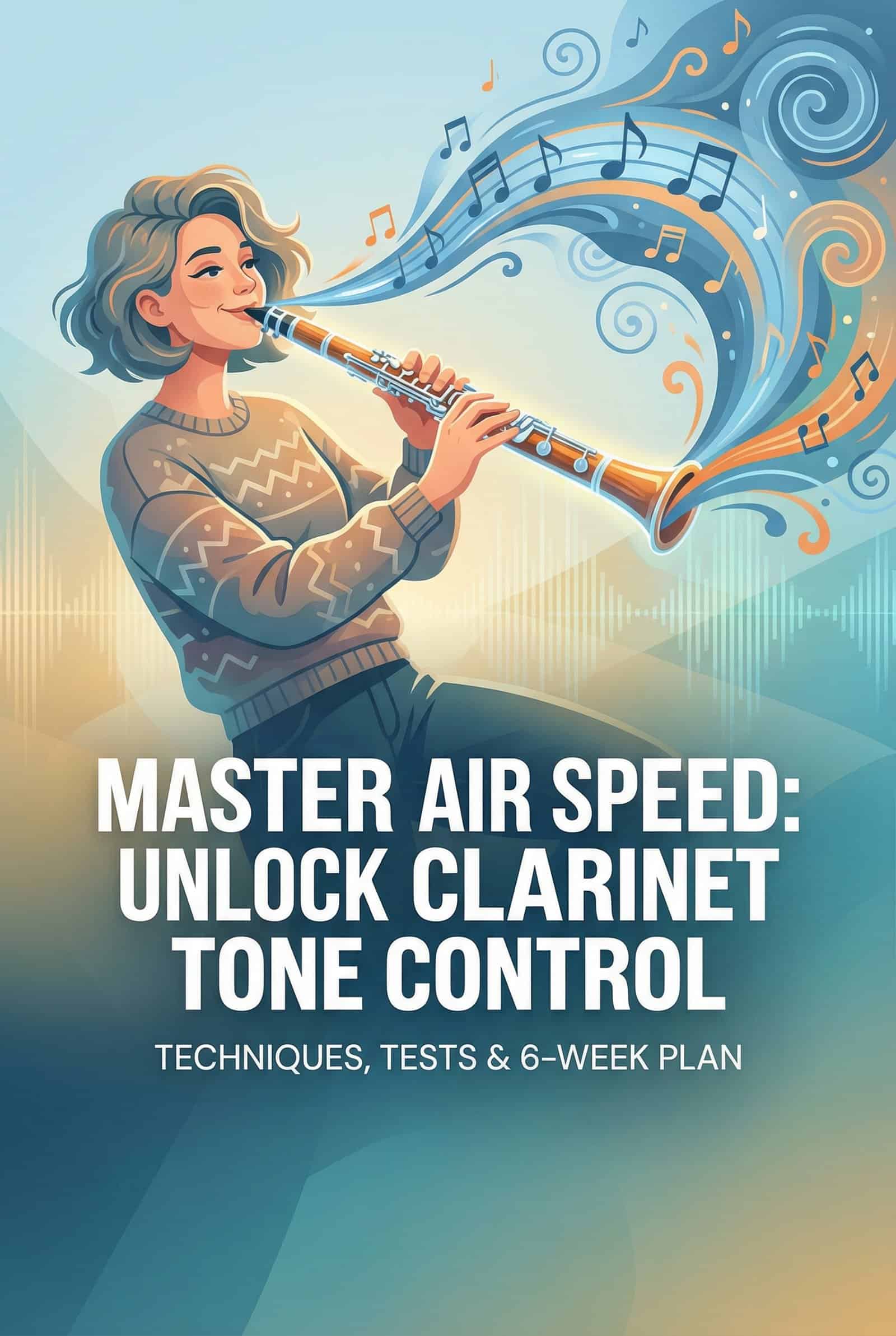 Clarinet air speed control techniques and 6-week plan