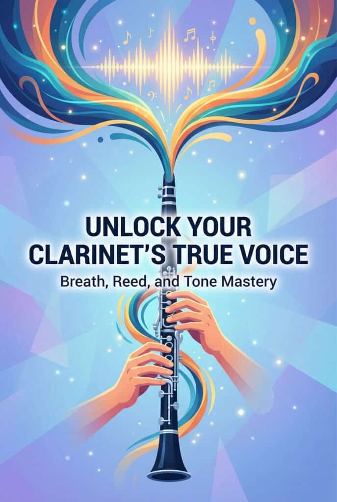 Clarinet air pressure control: breath, reed and tone tips