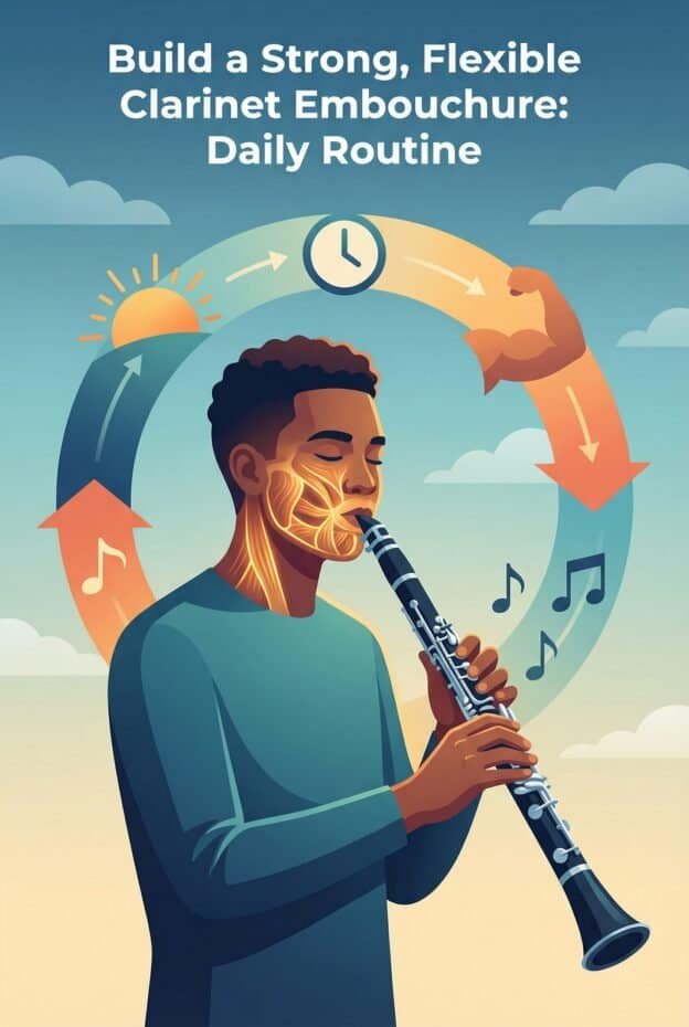 Clarinet Embouchure Muscles: Anatomy, Training, and Daily Routine 2 High-quality clarinet practice tips, daily routine, flexibility exercises, embouchure development, and musical growth advice from Martin Freres Company.