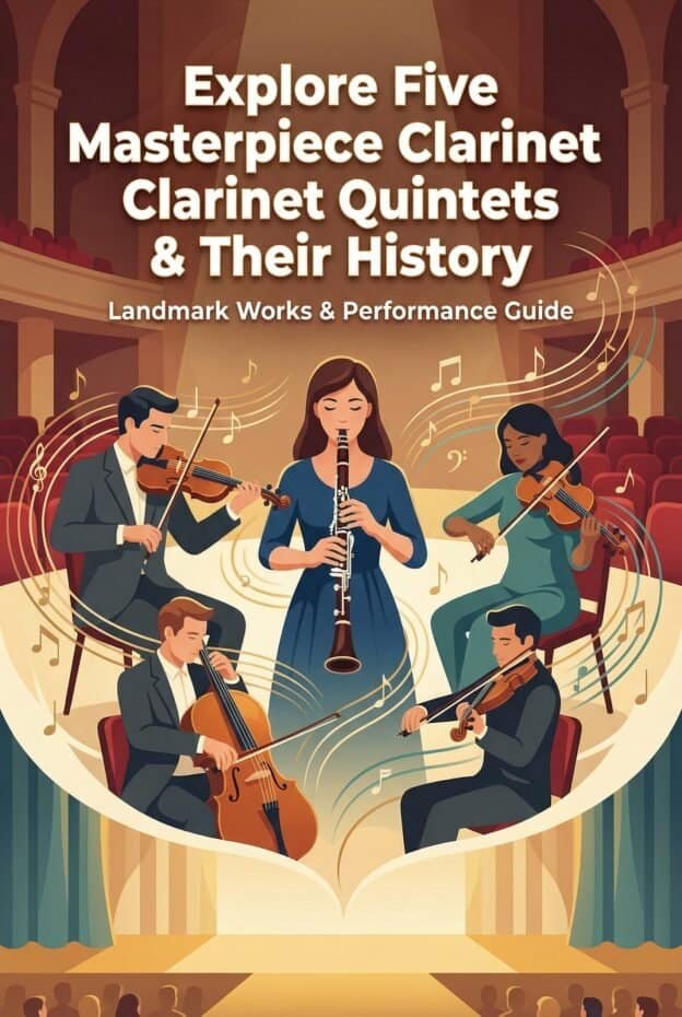 Famous Clarinet Quintets: Landmark Works, History, and Performance Guide 1 Detailed guide on five masterful clarinet quintets, their history, and impact by Martin Freres. Discover landmark works, performance tips, and musical significance of clarinet quintets.