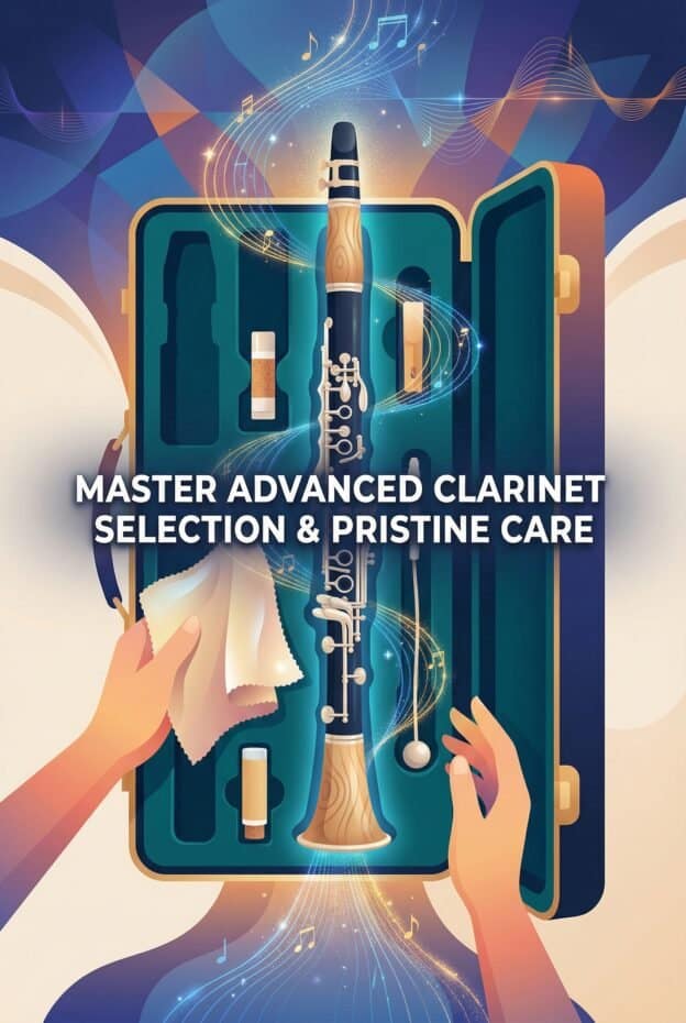 Advanced Clarinet Models: Features, Selection Tips & Care Guide 1 High-quality clarinet cleaning and care set for optimal instrument maintenance and performance.