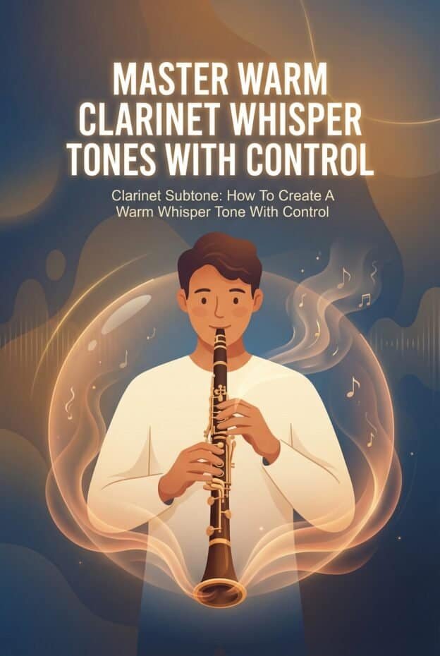 Clarinet subtone, warm whisper tone, control, clarinet sound, musical tone, wind instrument, professional clarinet, woodwind music, tone control techniques, musical performance.
