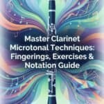 Clarinet Microtonal Techniques: Fingerings, Exercises & Notation Guide High-quality clarinet masterclass guide for fingerings, exercises, notation, and microtonal techniques to improve playing skills and musical precision.