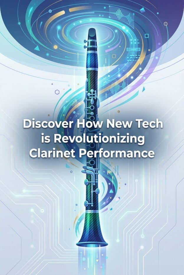 Modern Clarinet Innovations: Materials, Design, and Digital Advances Explained 1 High-tech digital clarinet for professional musicians and students, featuring enhanced sound quality and modern design for superior performance.