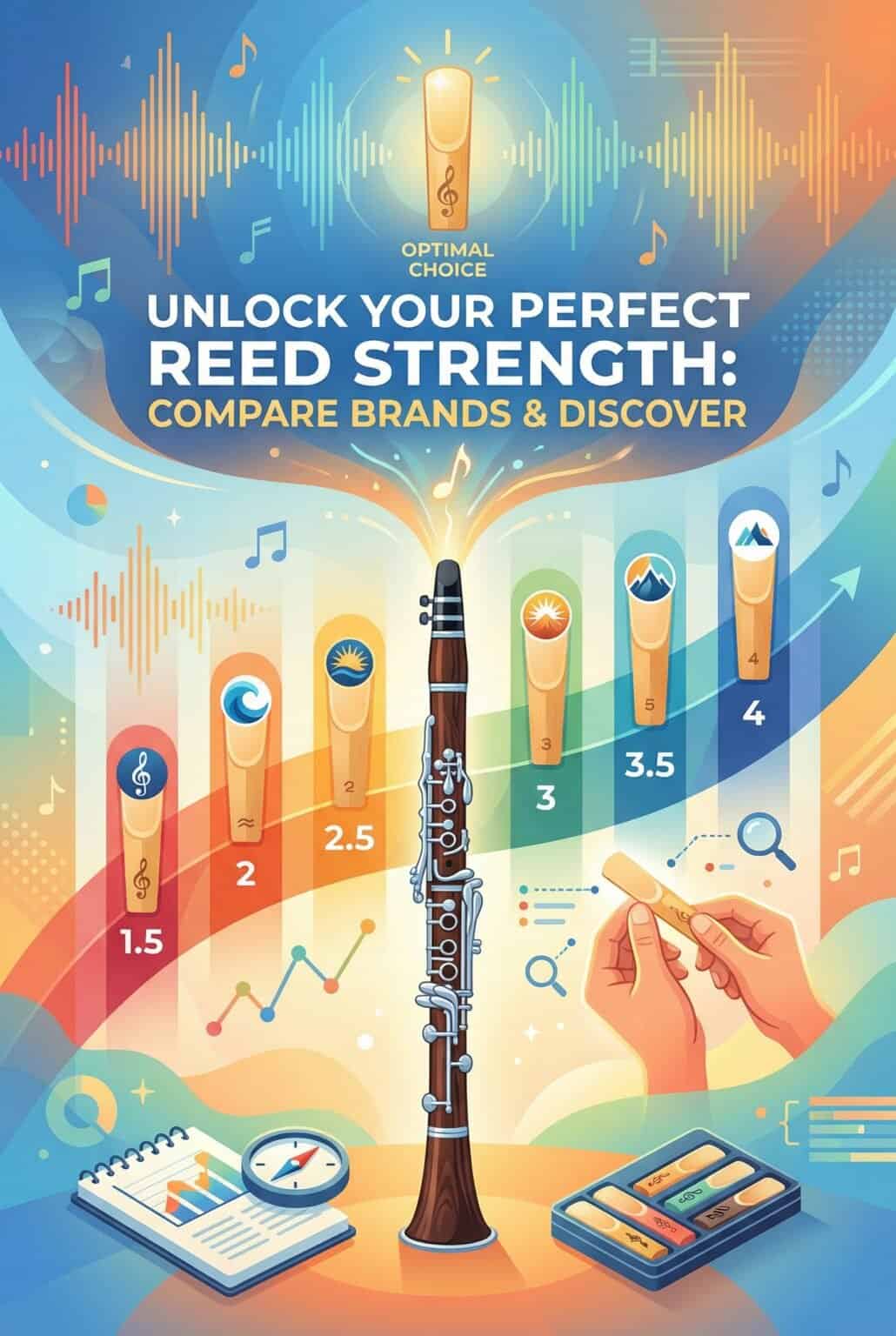 Clarinet reed strength by brand guide for consistent tone
