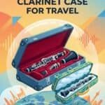 Clarinet Case Size Comparison: Soft vs Hard, Dimensions & Travel Guide High-quality clarinet travel case with protective interior.