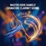 Eddie Daniels: Biography, Signature Sound, and Clarinet Technique High-quality image of a sleek, elegant clarinet showcasing craftsmanship and musical artistry for promotional purposes.