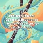 Clarinet Hand and Key Placement: Ergonomic Technique for Better Tone and Comfort High-quality clarinet with ergonomic hand placement for better tone and comfort, ideal for musicians seeking enhanced performance and ease of play.