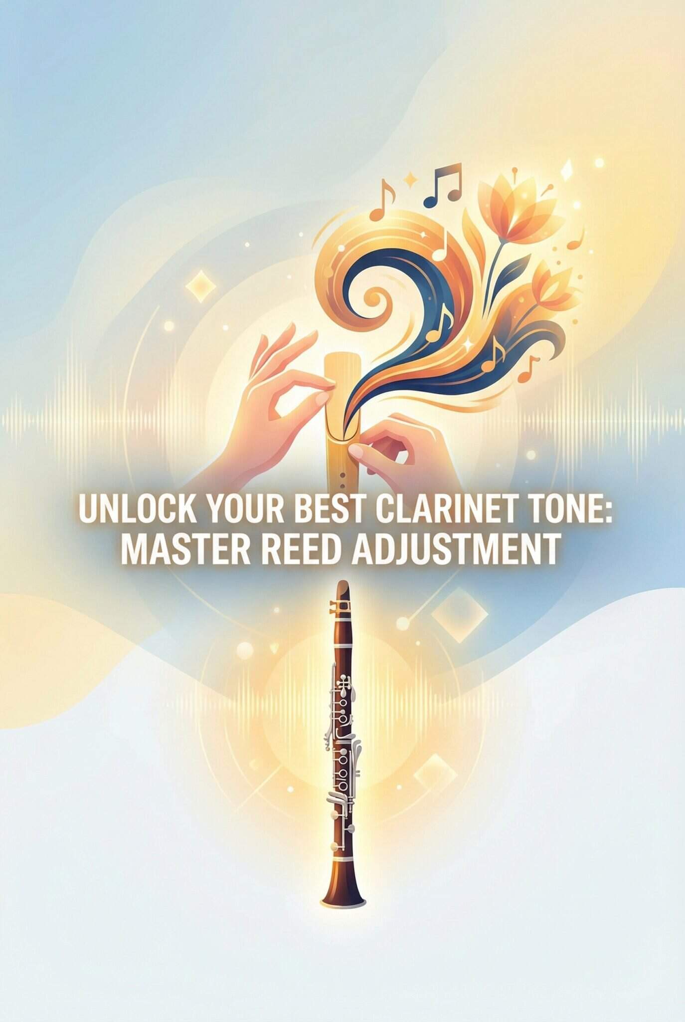 Clarinet reed strength adjustment techniques for better tone