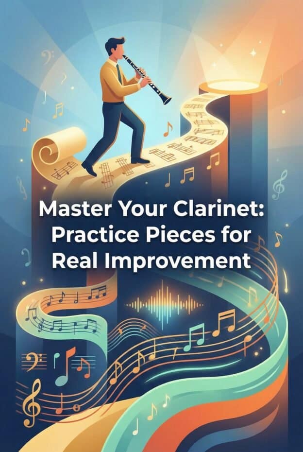 Clarinet Practice Pieces: Repertoire That Actually Improves Your Playing 1 High-quality clarinet practice pieces for musicians seeking effective improvement techniques and mastery in clarinet performance. Perfect for musicians of all skill levels.