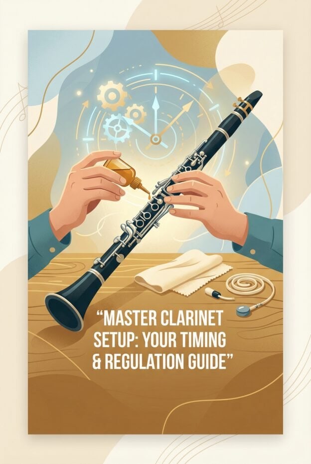 High-quality clarinet maintenance and setup services by Martin Freres Company, emphasizing precision, tuning, and regulation for optimal performance.