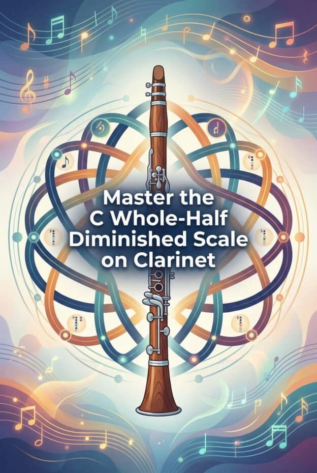 C Whole-Half Diminished Scale (Clarinet): Notes, Fingerings & Practice