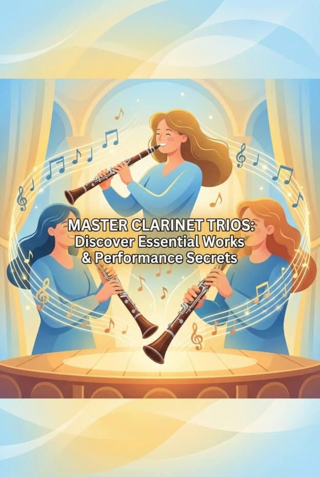 Famous Clarinet Trios: Essential Works, Recordings & Performance Tips 1 Elegant clarinet trio performance showcasing mastery of clarinet trios for music lovers and ensemble performers.
