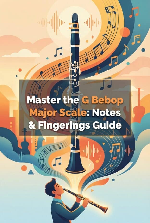 G Bebop Major Scale Clarinet Guide: Notes, Fingerings & Practice 1 A detailed guide to mastering the G Bebop Major Scale, including notes and fingerings for jazz musicians. Enhance your improvisation skills with this comprehensive scale and fingering chart.
