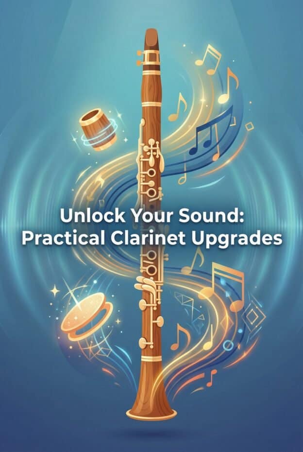 High-quality clarinet upgrades by Martin Freres for improved tone and performance.