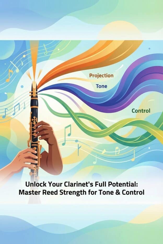 Clarinet Reed Strength: How It Shapes Projection, Tone & Control 1 High-quality clarinet training focusing on tone, projection, and control to unlock full potential. Designed for musicians seeking to improve sound quality and performance skills.