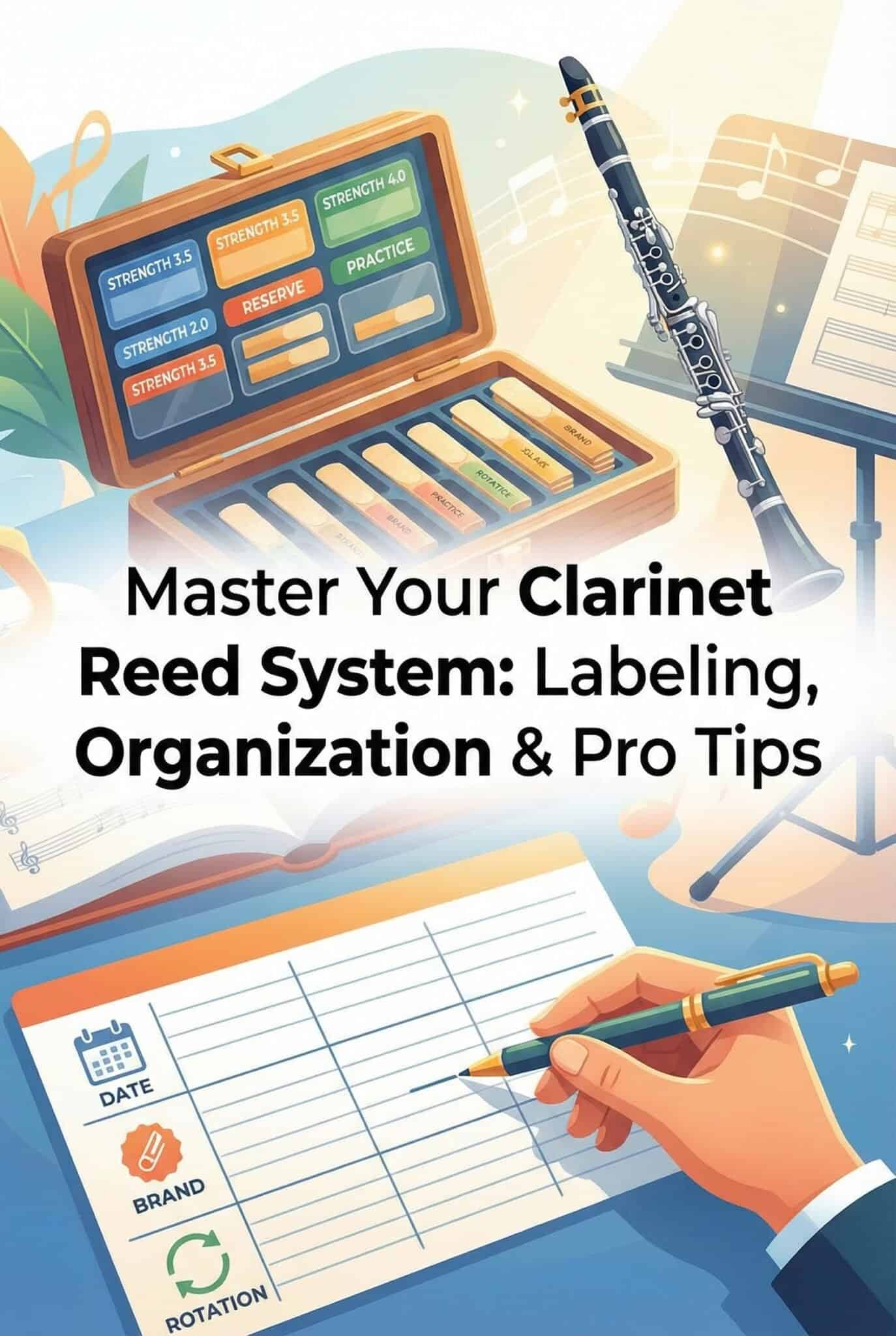 Clarinet Reed Storage Case Labeling: Systems, Templates & Pro Tips