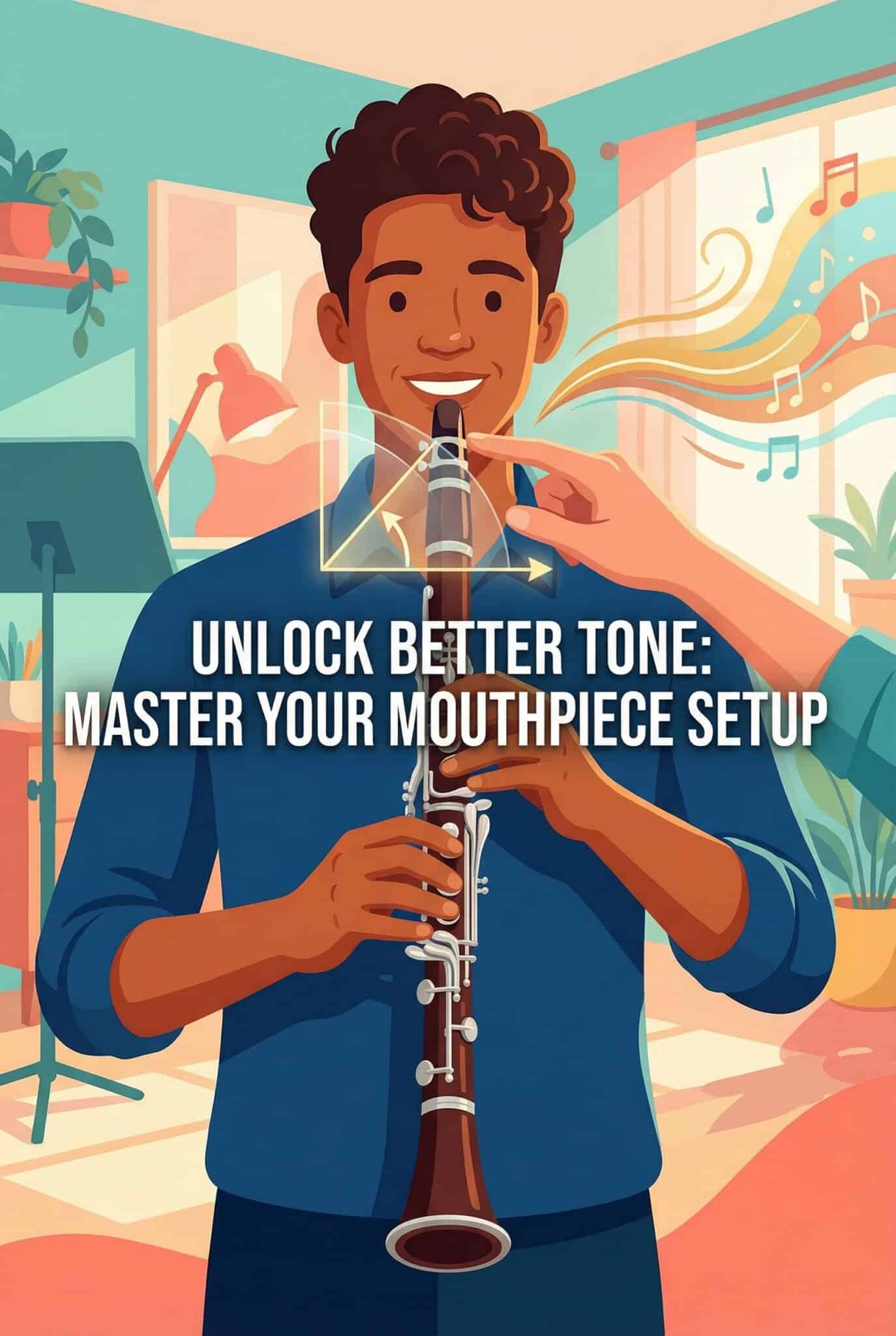 Clarinet mouthpiece facing angle for better tone and control