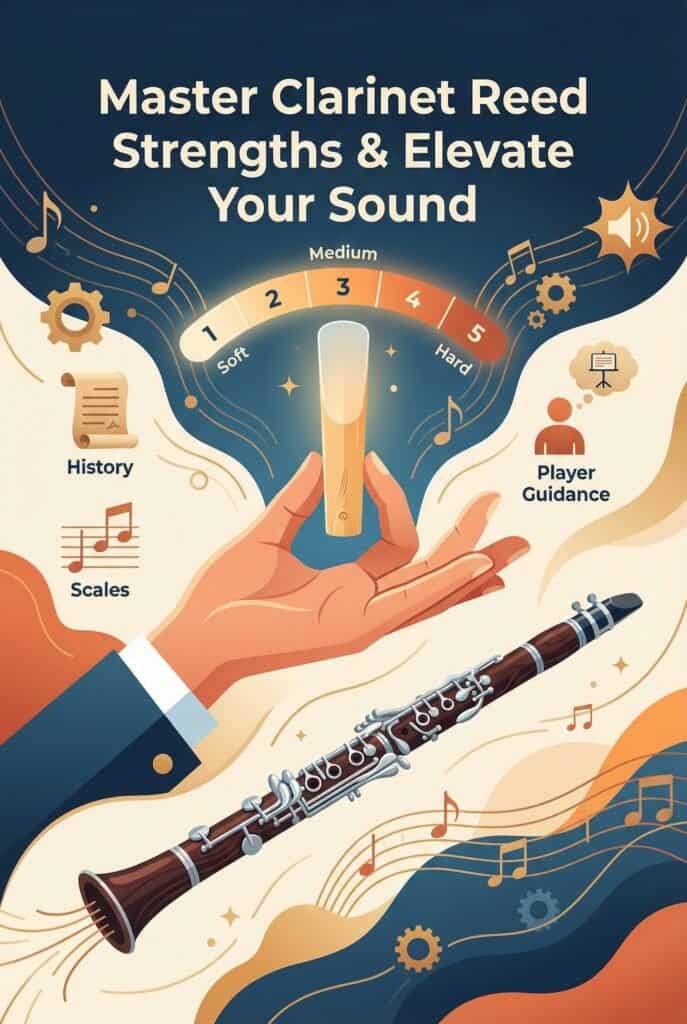 Clarinet reed strength systems: history, scales and tips