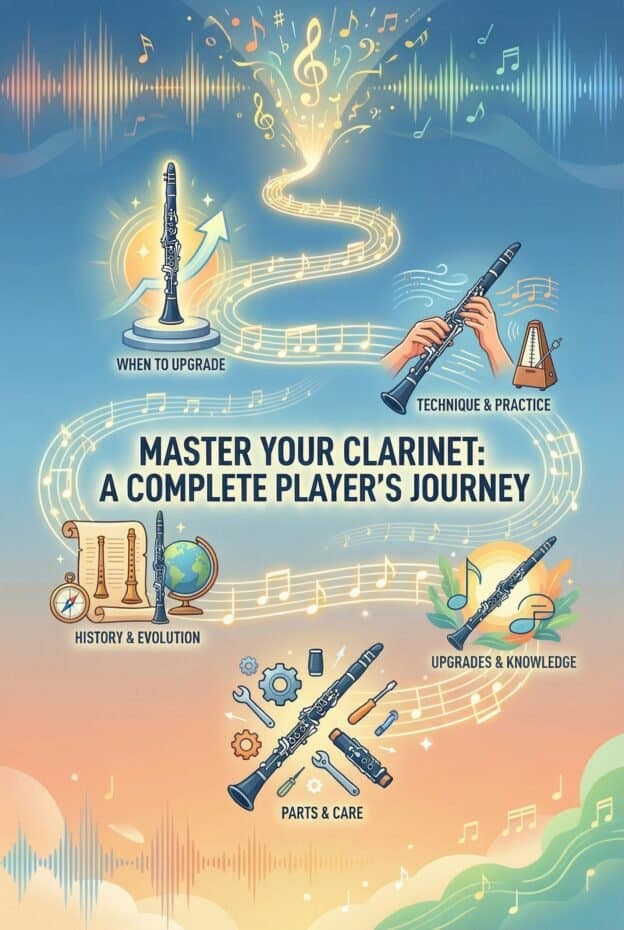 Clarinet Guide: Parts, History, Technique, Care & When To Upgrade 1 High-quality clarinet tips and advice for players to improve technique and sound.