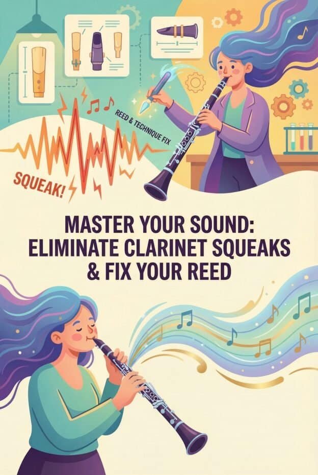 Clarinet Squeak Troubleshooting Guide: Reed, Equipment & Technique Fixes 1 High-quality clarinet repair services for squeak elimination & reed fixing. Expert tips for better sound, reed adjustments, and instrument maintenance for musicians and enthusiasts.