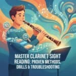 Clarinet Sight Reading: Step-by-Step Methods, Drills, and Troubleshooting Versatile clarinet sight reading course for mastering sight reading, proven methods, drills, and troubleshooting techniques by Martin Freres Company.