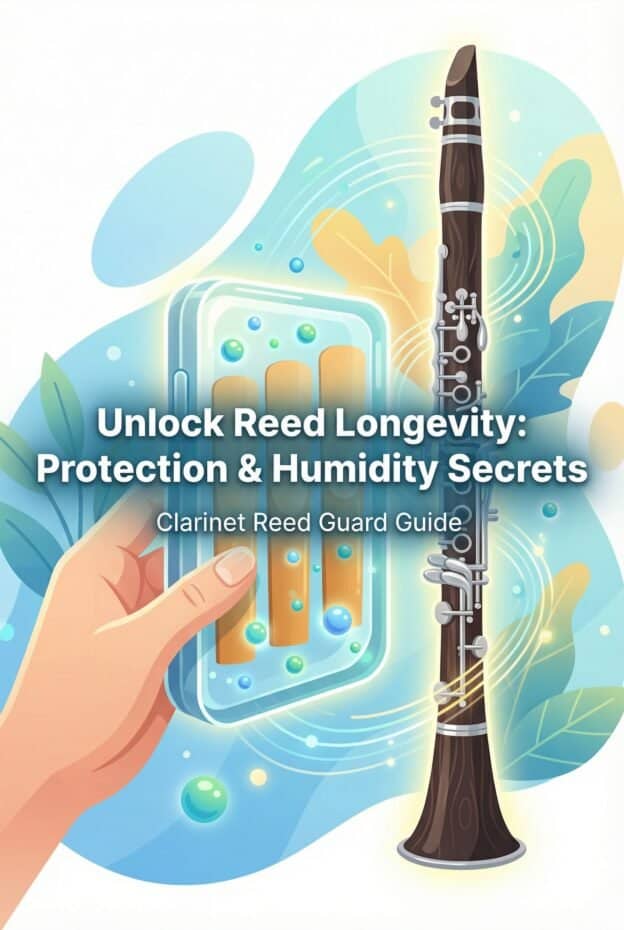 Clarinet Reed Guard Guide: Protection, Humidity Control & Better Reeds 1 High-quality clarinet reed guard guide for protecting reed longevity, humidity control, and preservation. Essential accessory for clarinet players to ensure optimal reed performance and durability.