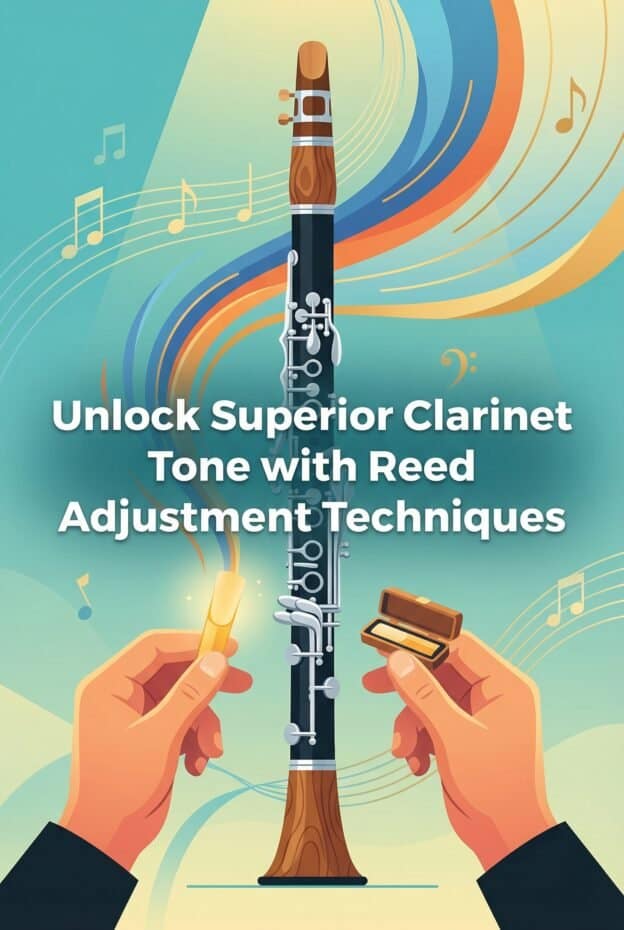 Reed Adjustment: Precise Clarinet Reed Techniques for Better Tone and Response 1 High-quality clarinet adjustment methods using reeds for superior tone, from Martin Freres.