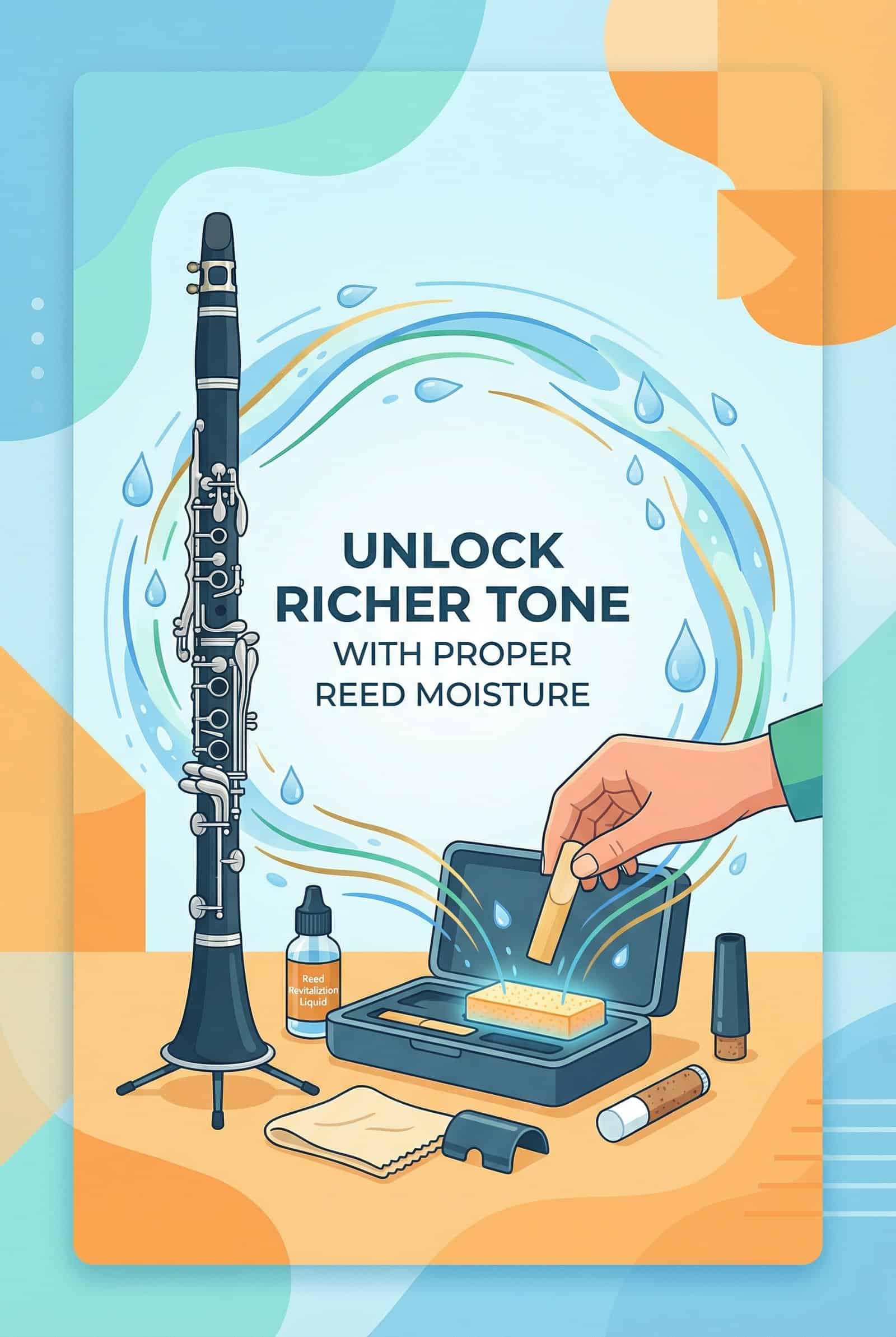 Clarinet reed moisturizer guide for better tone and control