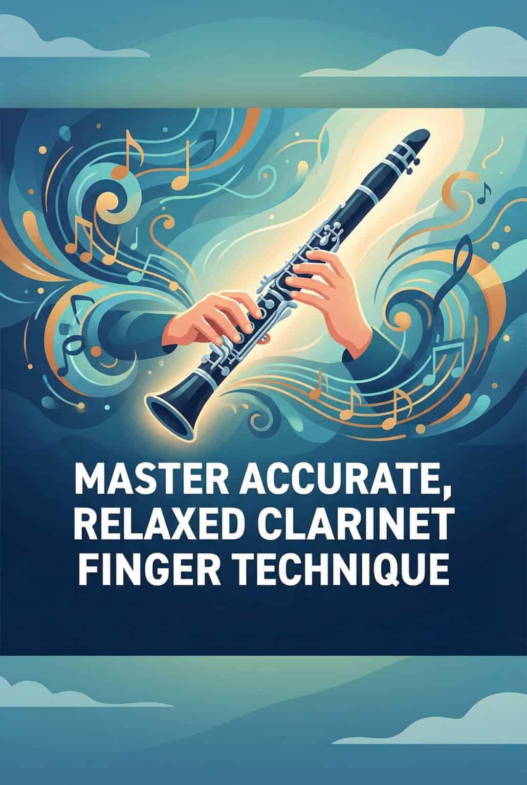 Clarinet finger placement for clean notes and fast technique