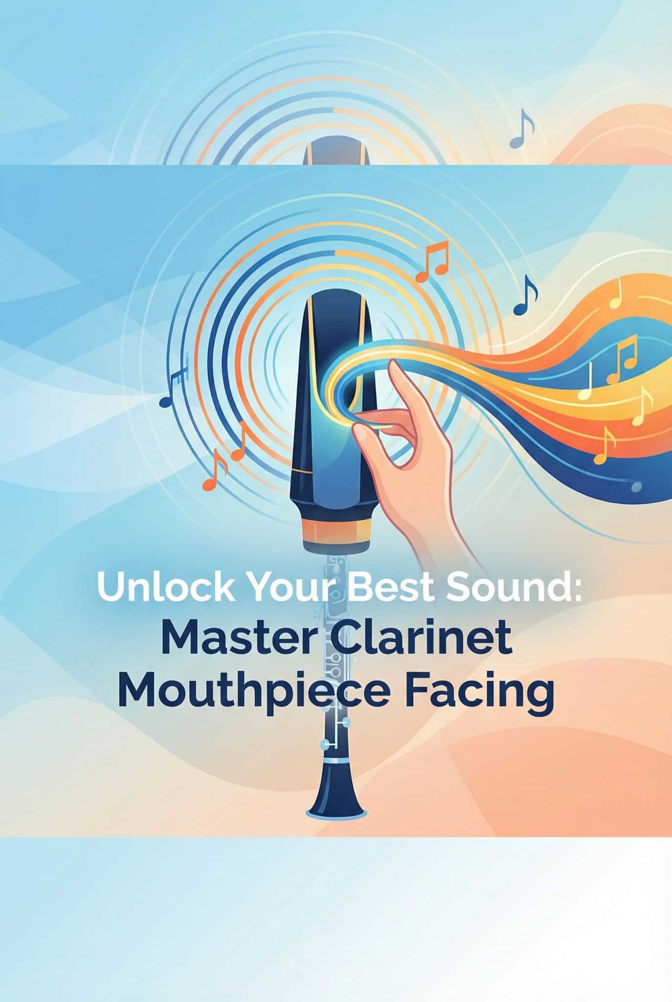 Clarinet mouthpiece facing length guide for better tone