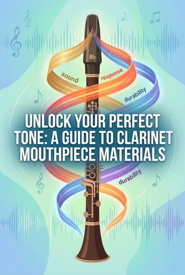 Clarinet Mouthpiece Materials: Sound, Response, Durability, and How to Choose 1 High-quality clarinet showcasing sound, response, and durability for musicians.