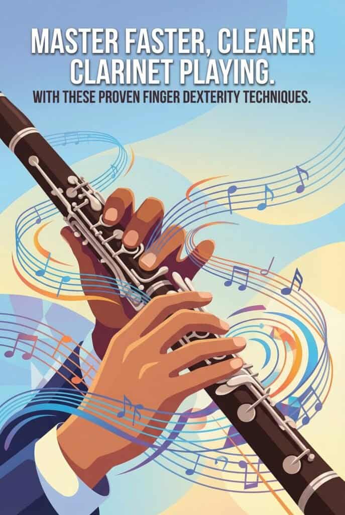 Clarinet finger dexterity exercises for speed and control