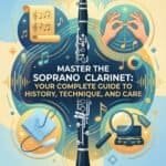 Soprano Clarinet Guide: History, Technique, Care & Buying Tips High-quality soprano clarinet with instructional guides on history, technique, and maintenance for musicians and enthusiasts.