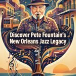 Pete Fountain: New Orleans Jazz Clarinet Legend and His Lasting Influence Iconic jazz musician Pete Fountain playing clarinet in vibrant New Orleans street setting with musical notes and historic architecture.