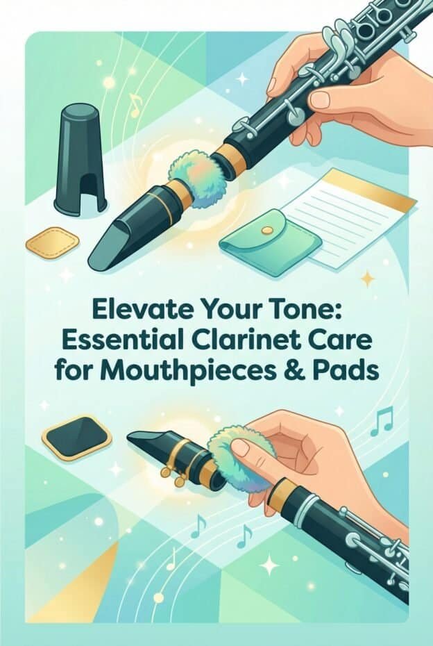 High-quality clarinet cleaning and maintenance tips for optimal sound and longevity. Discover essential care routines for mouthpieces and pads to elevate your clarinet playing experience.