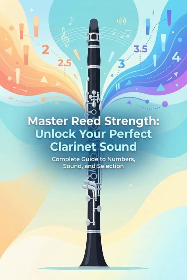 Clarinet Reed Strength: Complete Guide to Numbers, Sound, and Selection 1 High-quality clarinet master class book for mastering reed strength, sound, and selection, enhancing your clarinet performance and tone. Perfect for musicians seeking to improve their clarinet sound.